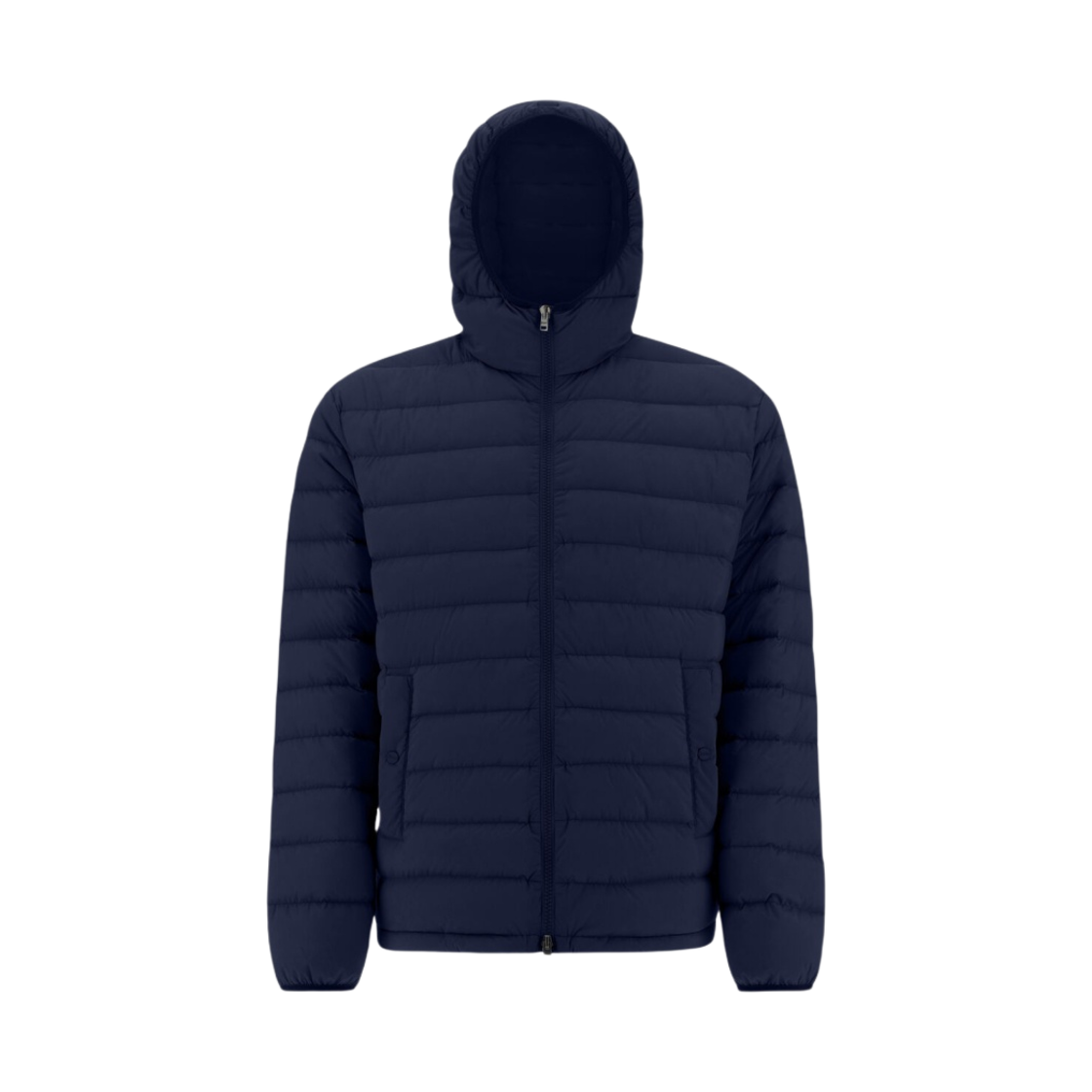 PI00088UR-12431S-9201 Herno Resort Bomber Jacket in Light Nylon Stretch Blue