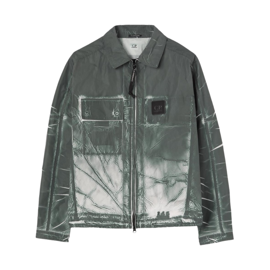 C.P. 컴퍼니 메트로폴리스 시리즈 트레이서리 오버셔츠 그린 - 21SS(C.P. Company Metropolis Series Tracery Overshirt Green - 21SS) - 1