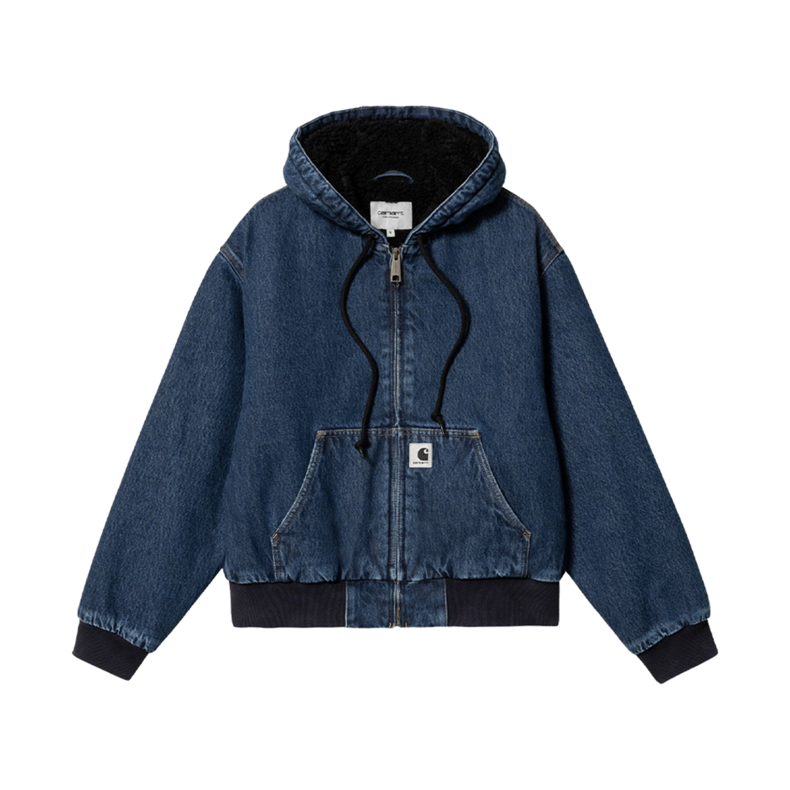 (W) 칼하트 WIP 블루 스톤 워시드 OG 액티브 자켓 블루 스톤 워시드 - 윈터((W) Carhartt WIP Blue Stone Washed OG Active Jacket Blue Stone Washed - Winter)