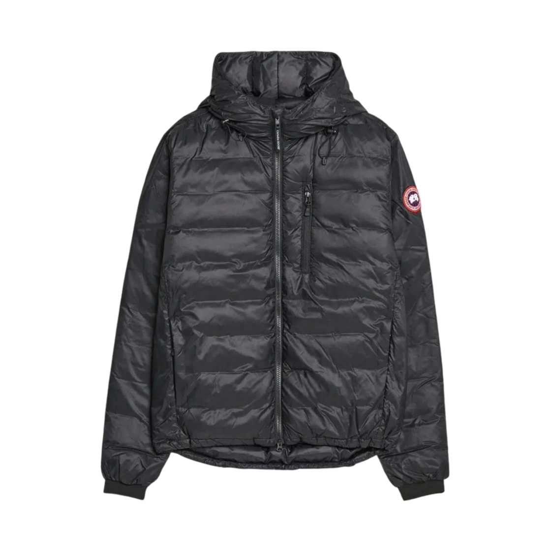 5078M-946 Canada Goose Lodge Down Hoody Black Shine