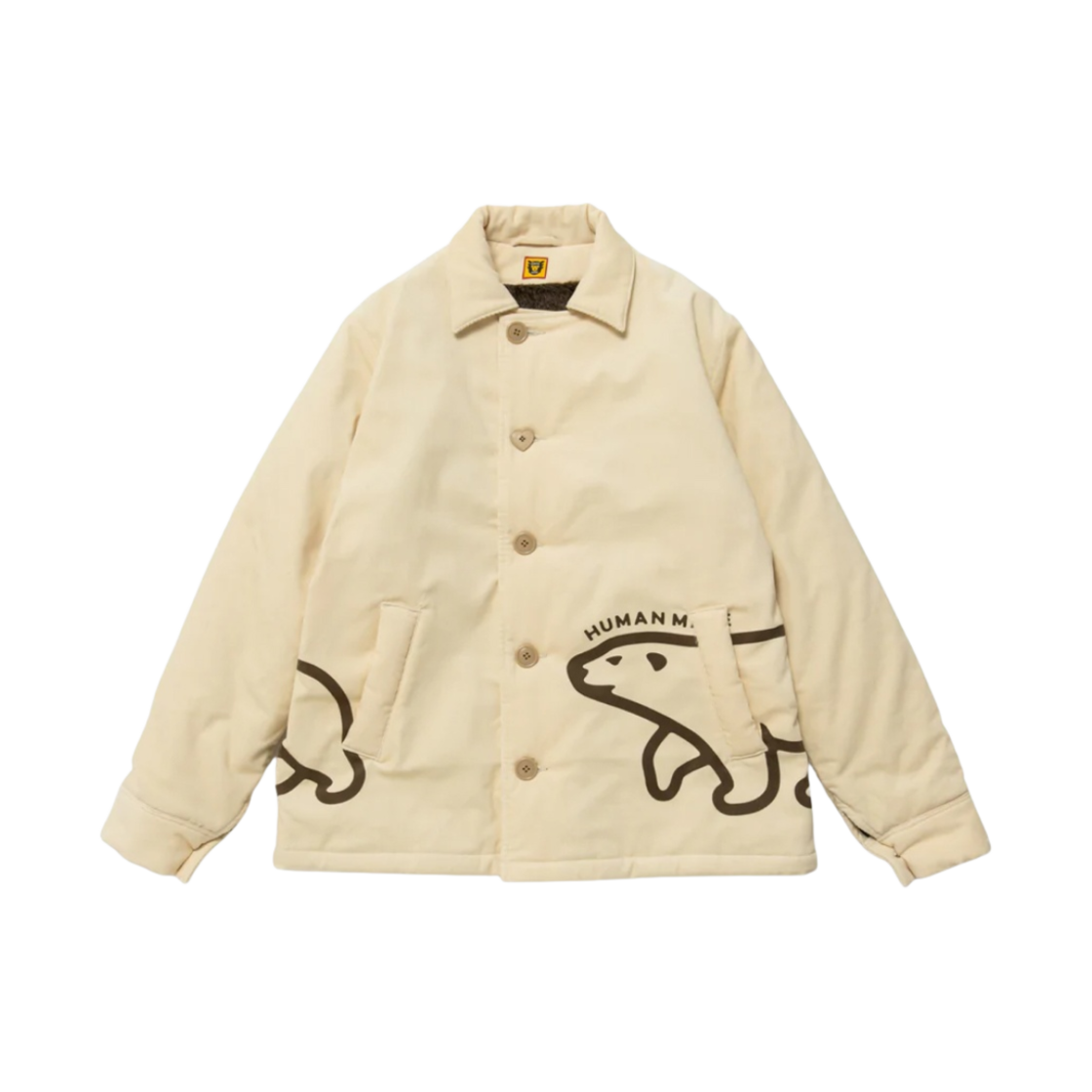 휴먼 메이드 코듀로이 자켓 화이트(Human Made Corduroy Jacket White) - 1