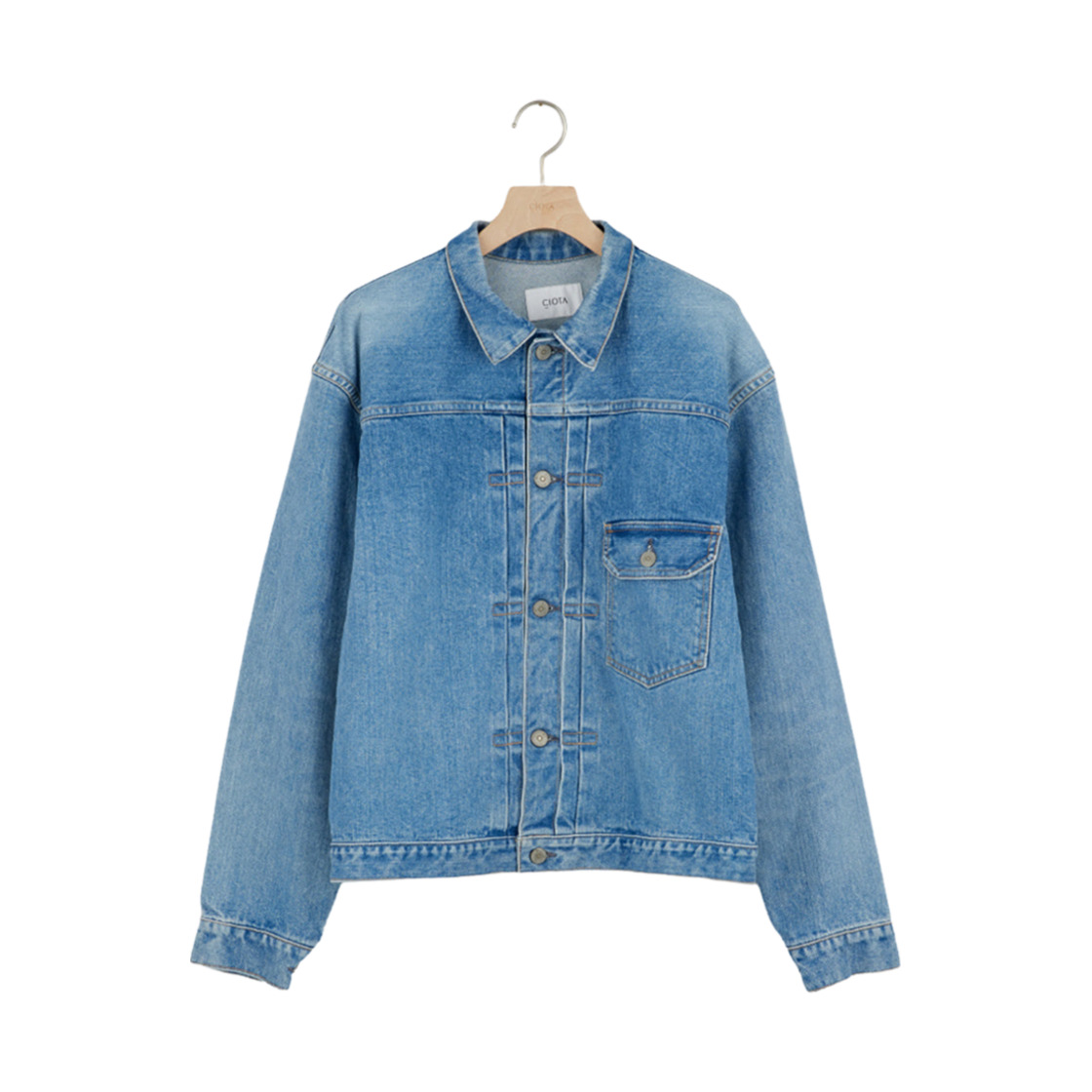 JKLM-102M Ciota Double Pocket Denim Jacket Light Blue