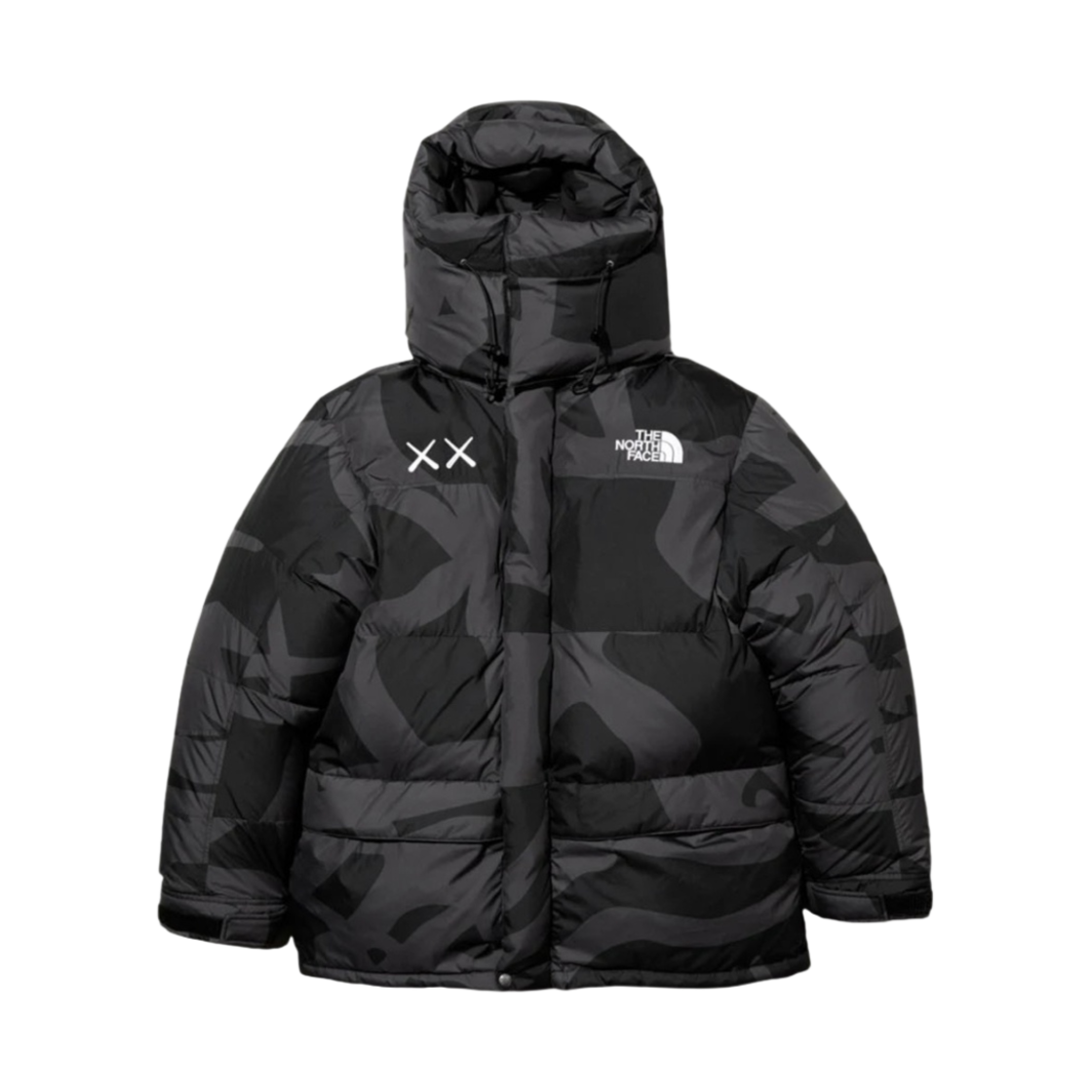 노스페이스 x 카우스 레트로 1994 히말라얀 파카 문라이트 블랙 프린트 - 22FW(The North Face x Kaws Retro 1994 Himalayan Parka Black Print - 22FW)