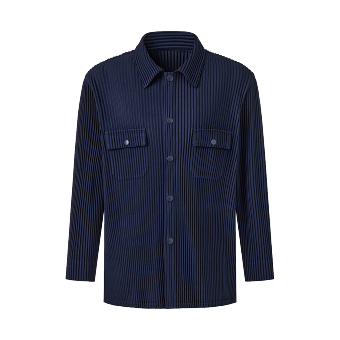 MJA2FNV Monplisse Men Pleats Work Jacket Navy