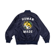 Human Made Nylon Stadium Jacket Navy