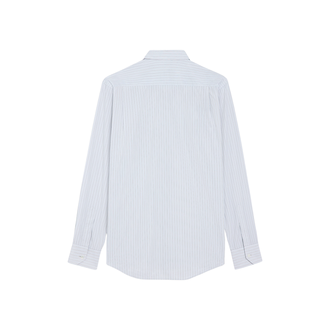 셀린느 루즈 셔츠 스트라이프 코튼 포플린 초크 펄(Celine Loose Shirt in Striped Cotton Poplin Chalk Pearls) - 2