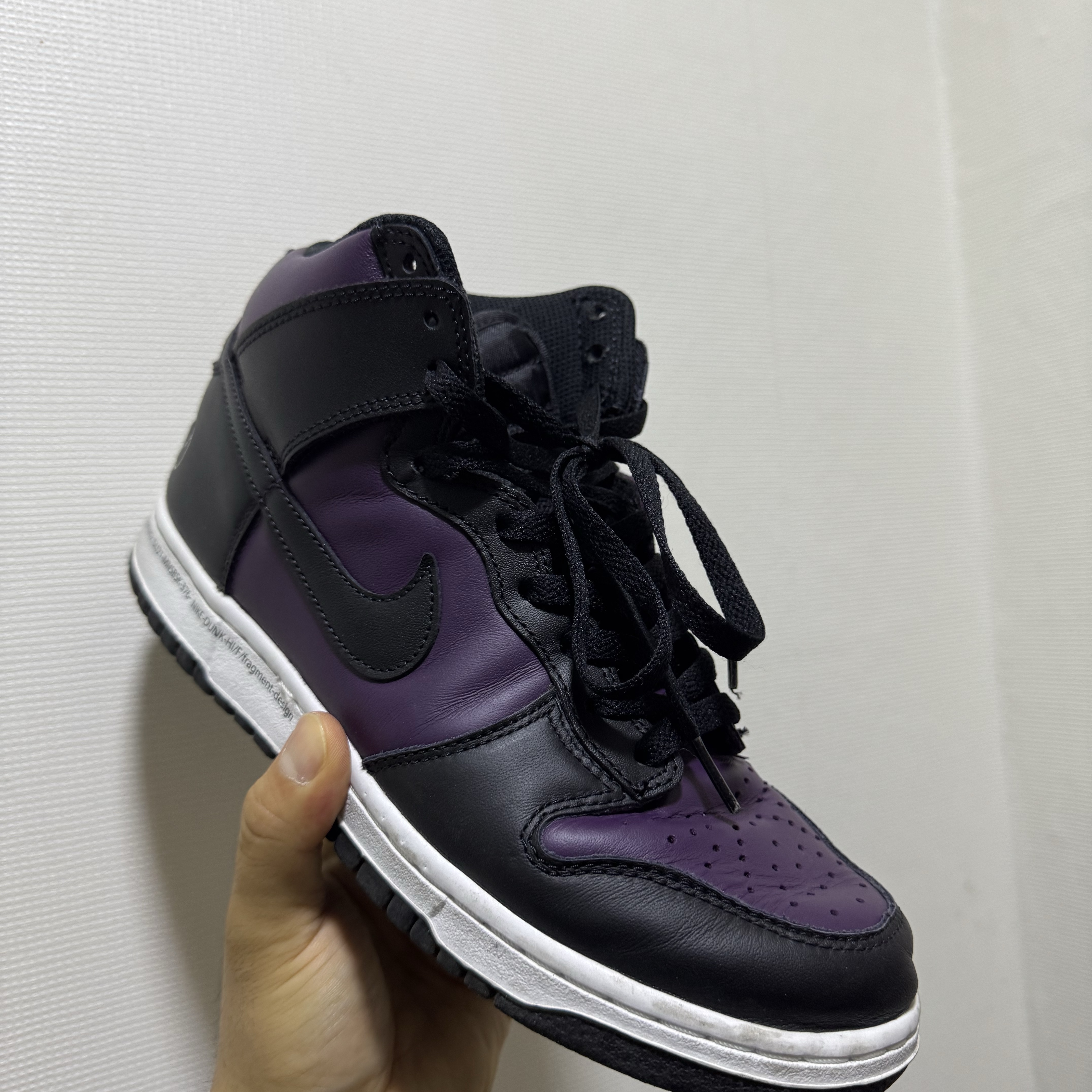 Nike x Fragment Dunk High Black 착용 스타일