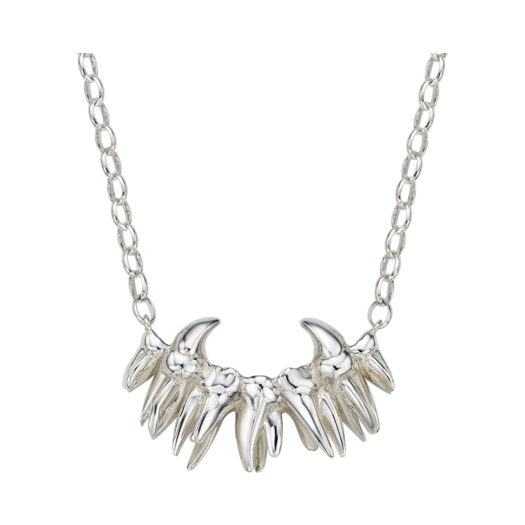 TEETH-N083 Teeth Grin Necklace