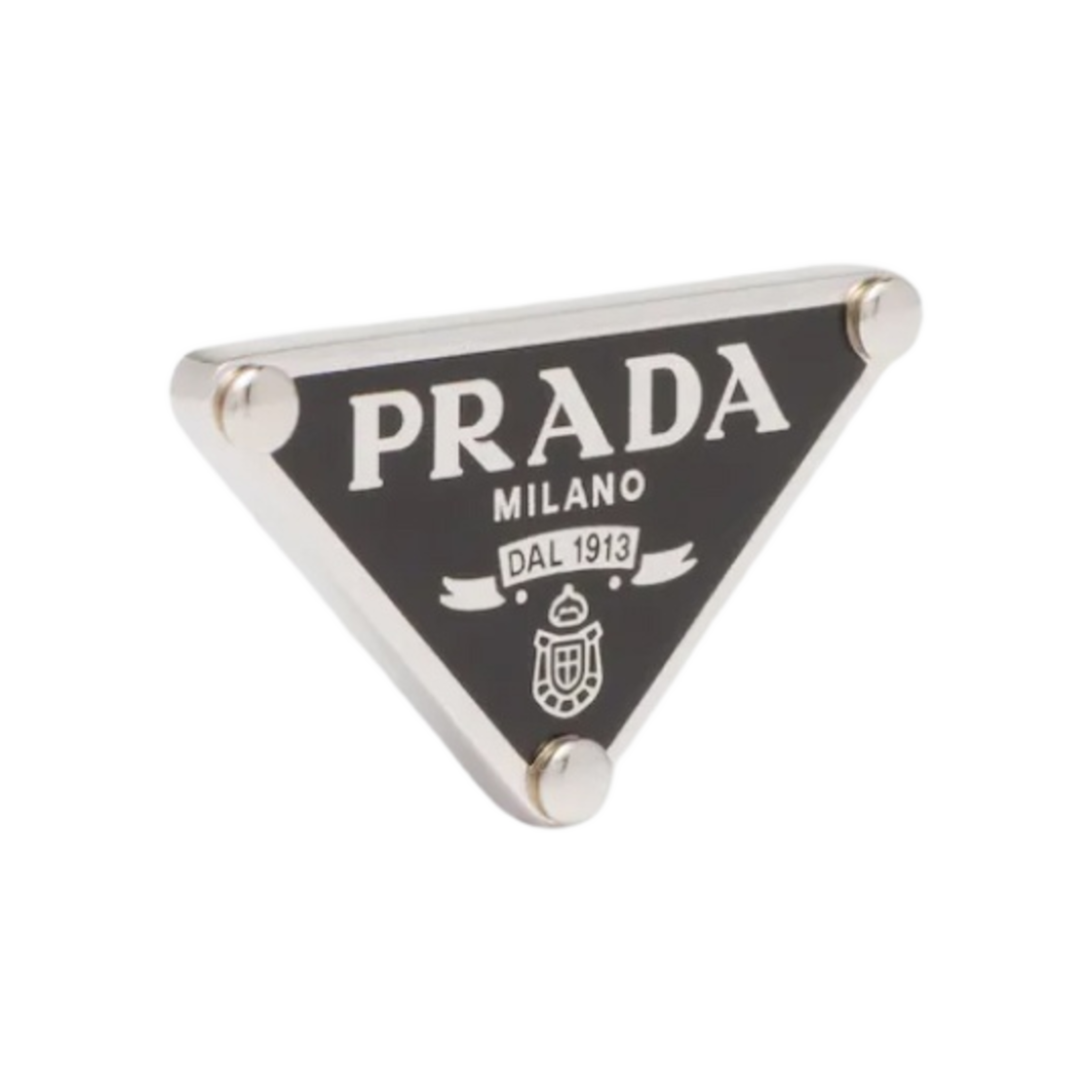 (W) 프라다 스말토 쥬얼 싱글 라이트 이어링 블랙((W) Prada Smalto Jewels Single Right Earring Black) - 2