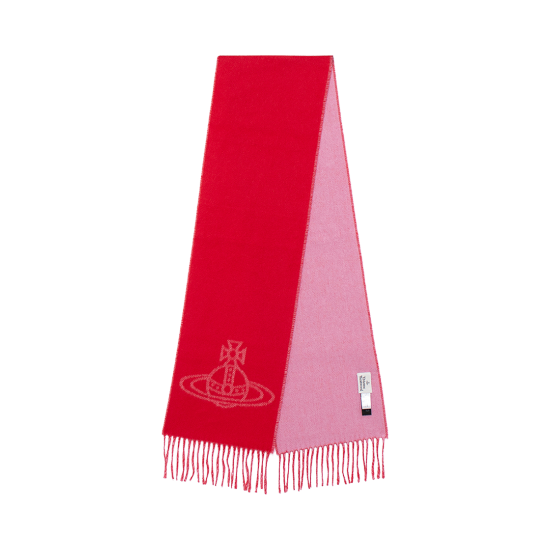 비비안 웨스트우드 싱글 오브 더블 파 머플러 레드(Vivienne Westwood Single Orb Double Fa Muffler Red) - 2