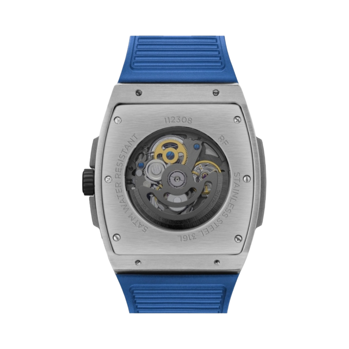 잉거솔 챌린저 44.6mm I12308 오토매틱 스테인리스 스틸 실버 블루 블루 다이얼(Ingersoll Challenger 44.6mm I12308 Automatic Stainless Steel Silver Blue Blue Dial) - 2