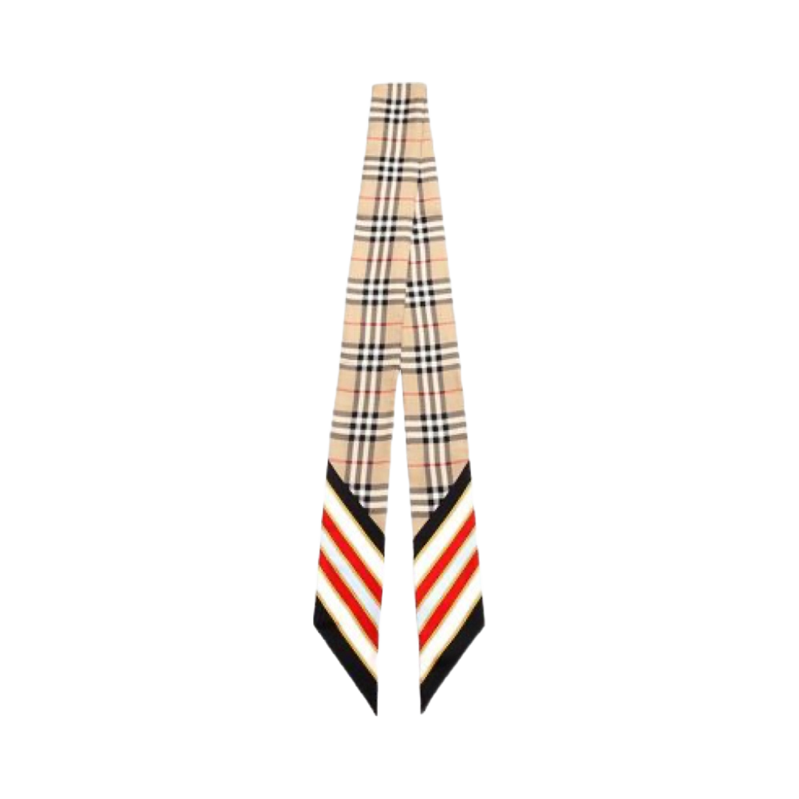 80720721 (W) Burberry Silk Scarf Beige Multicolour