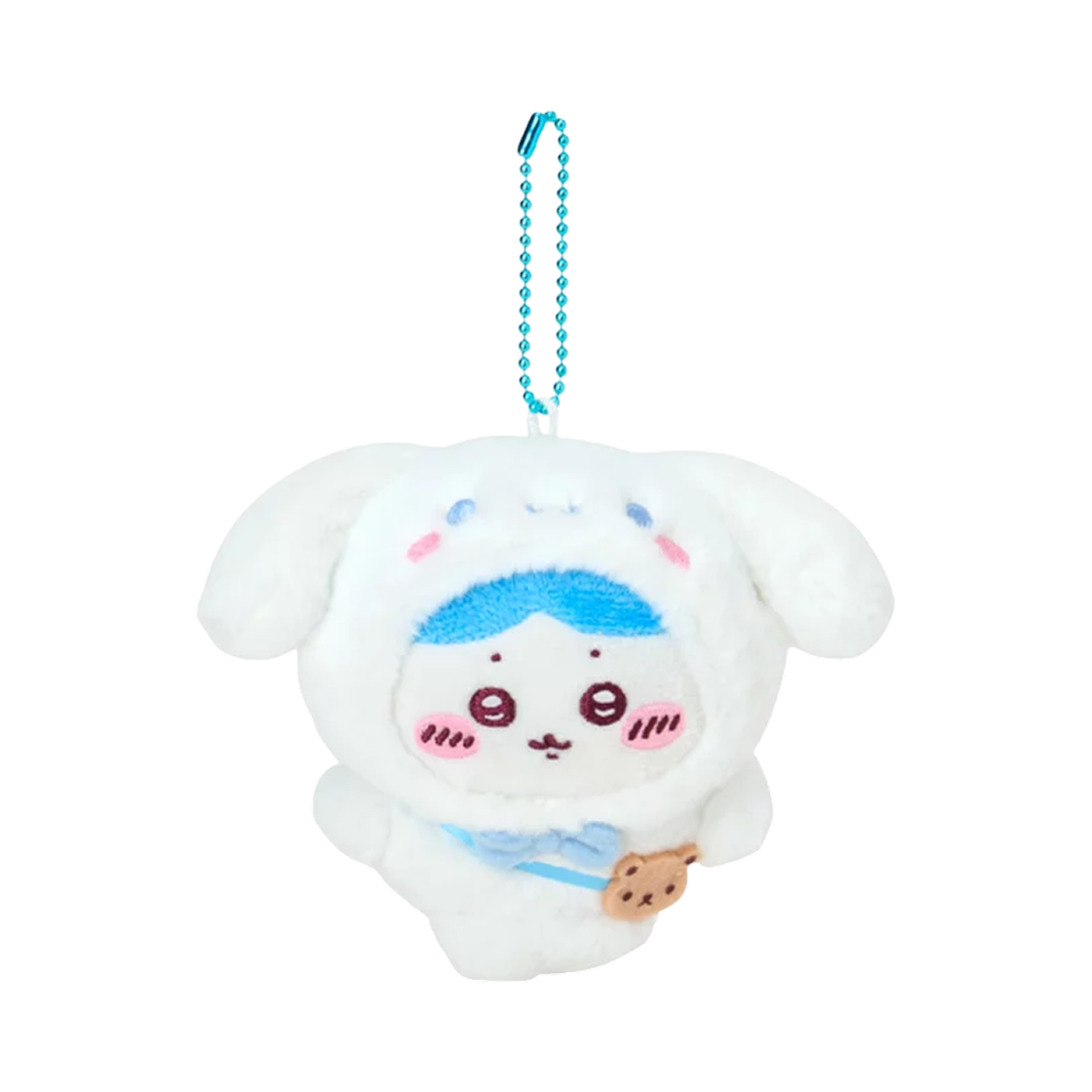 산리오 x 치이카와 시나모롤 치이카와 마스코트 홀더 하치와레(Sanrio x Chiikawa Cinnamoroll Chiikawa Mascot Holder Hachiware)