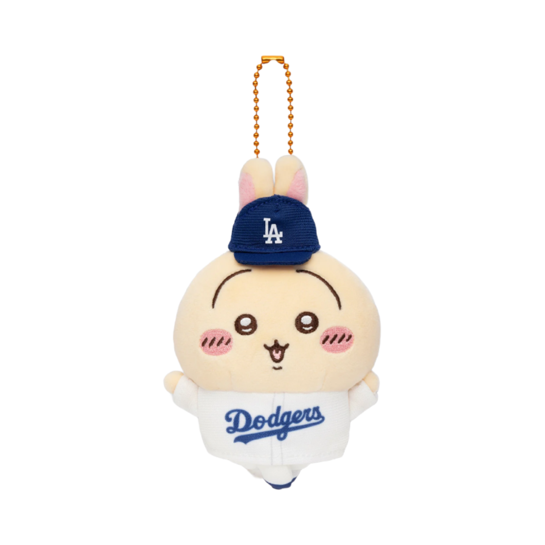 4571609359258 Chiikawa x MLB Tokyo Series Mascot Keyring Usagi LA Dodgers