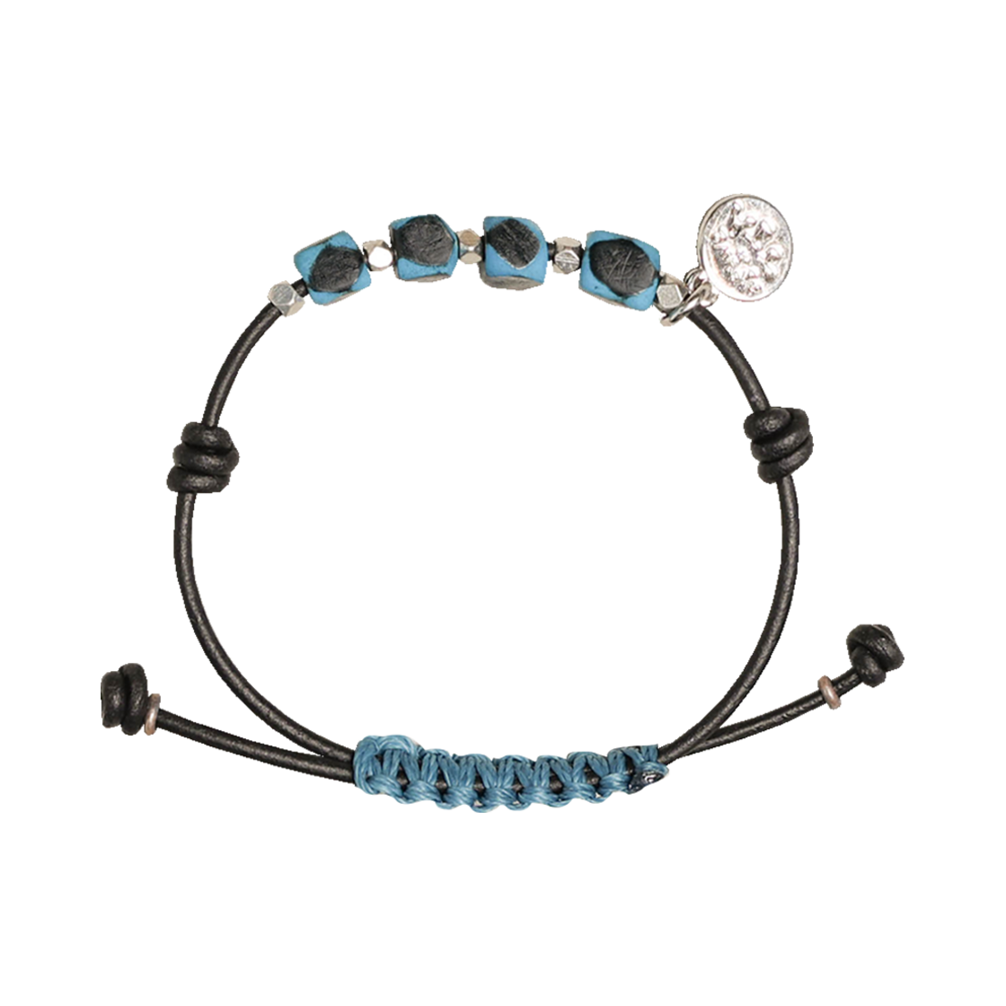 토우토우아카이브 제이니 다이스 팔찌 블루(TOWTOW.ARCHIVE Zany Dice Bracelet Blue) - 1