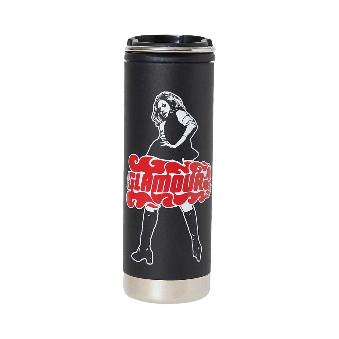 01251QG18 Hysteric Glamour x Klean Kanteen Vixen Girl TKWide Insulated Bottle 16 oz. Black