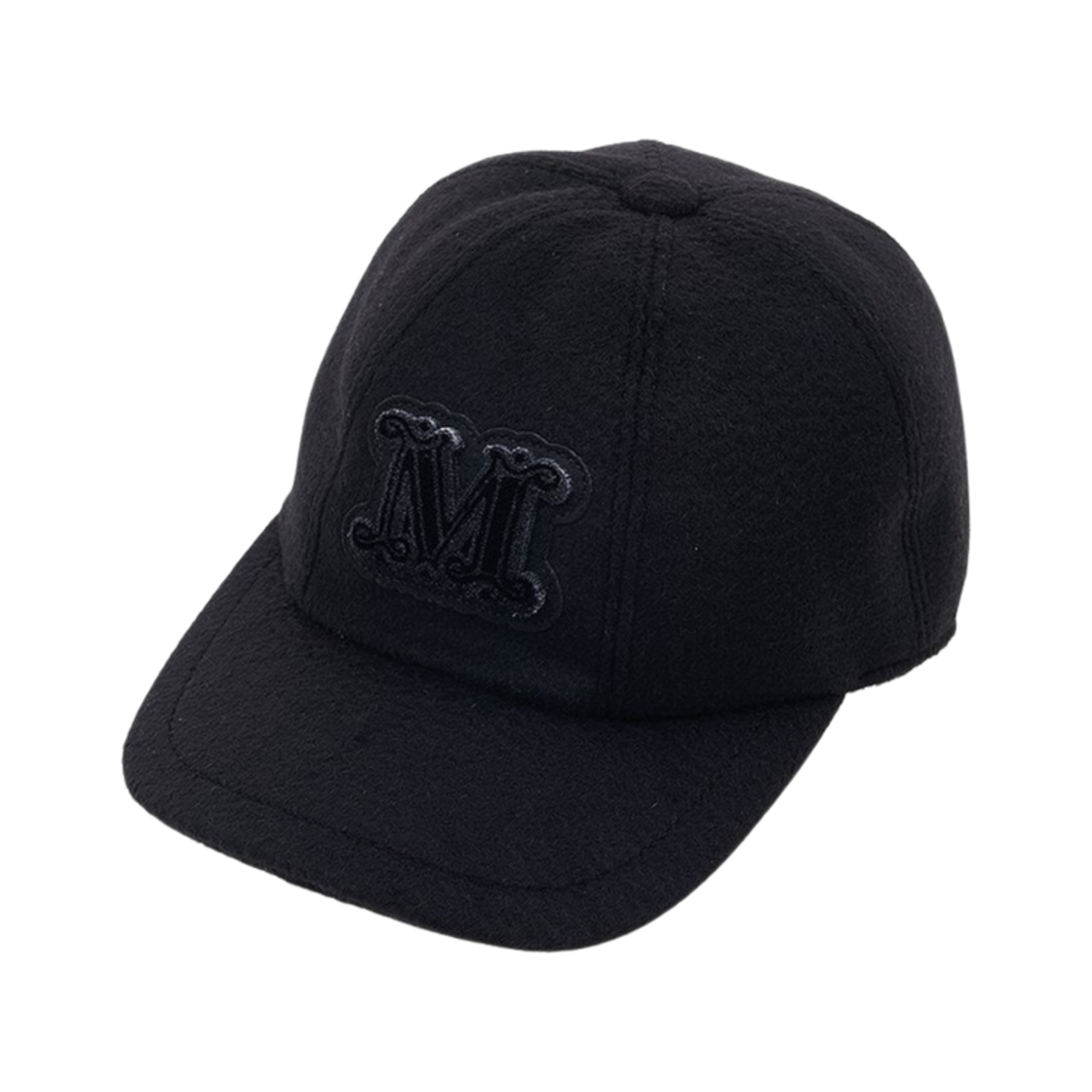 (W) 막스마라 아미체 베이스볼 캡 블랙((W) Max Mara Amiche Baseball Cap Black) - 1