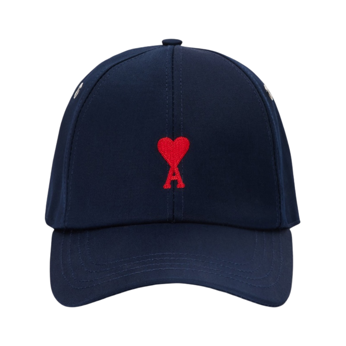아미 스몰 하트 로고 자수 캡 노틱 블루(AMI de Coeur Embroidery Cap Nautic Blue)