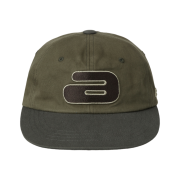 Aeae Alphabet Logo Cotton Cap Charcoal Khaki