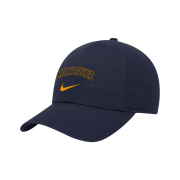 Nike Heritage 86 Wordmark Swoosh MLB Milwaukee Brewers Adjustable Hat Navy