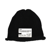 The Museum Visitor Ticket Beanie Black