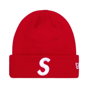 Supreme New Era S Logo Beanie Red - 23FW