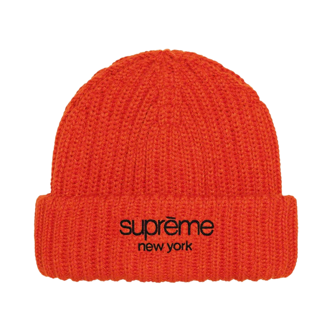 슈프림 립드 비니 번트 오렌지 - 22FW(Supreme Ribbed Beanie Burnt Orange - 22FW) - 1