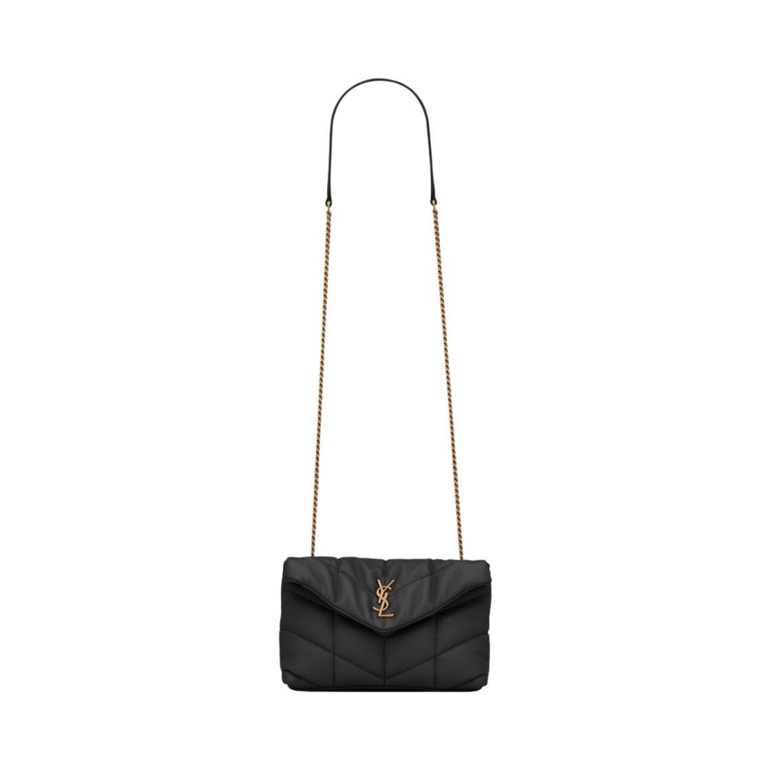 생로랑 퀼티드 램스킨 퍼퍼 토이백 블랙(Saint Laurent Puffer Toy Bag in Quilted Lambskin Black) - 1