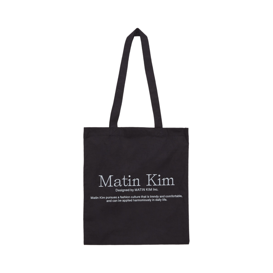 마뗑킴 마뗑 팝핀 에코백 블랙 | Matin Kim | KREAM