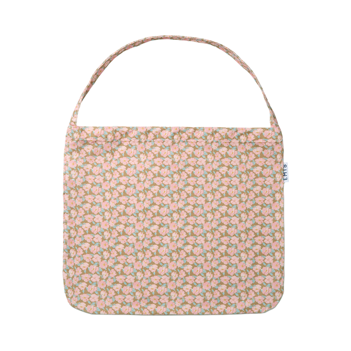 - Emis Vintage Flower Corduroy Eco Bag Vintage Pink