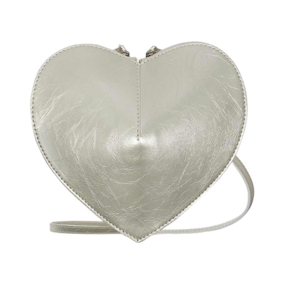 라플라 하트백 실버(Lapla Heart Bag Silver)