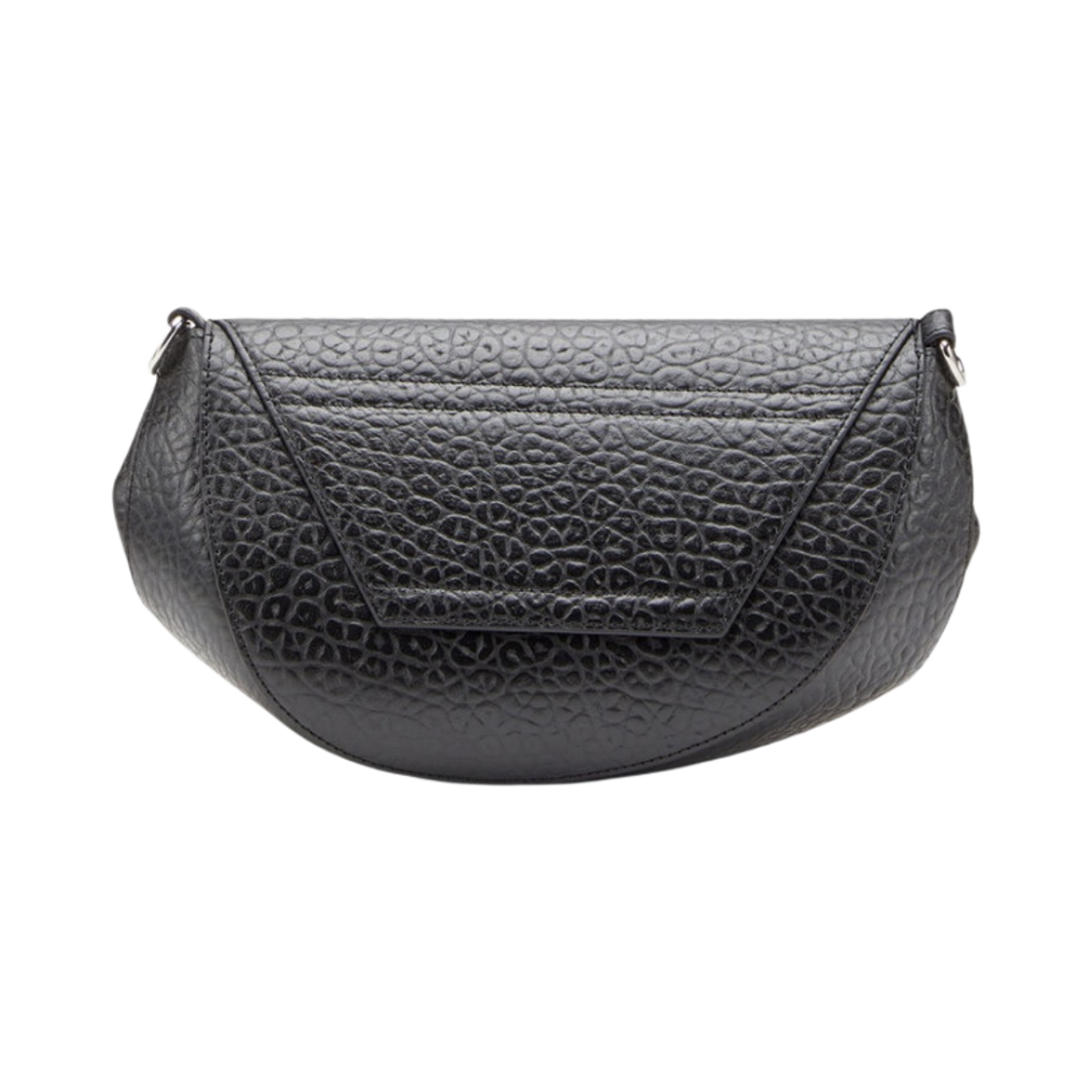 디젤 1DR 크로스바디백 인 버블 레더 블랙(Diesel 1DR Crossbody Bag in Bubble Leather Black) - 3