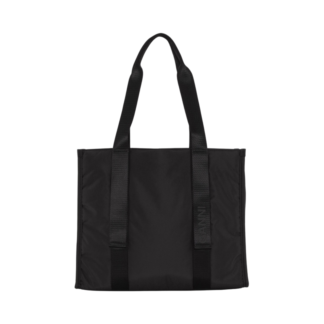 가니 미디움 테크 토트백 블랙(Ganni Medium Tech Tote Bag Black) - 1