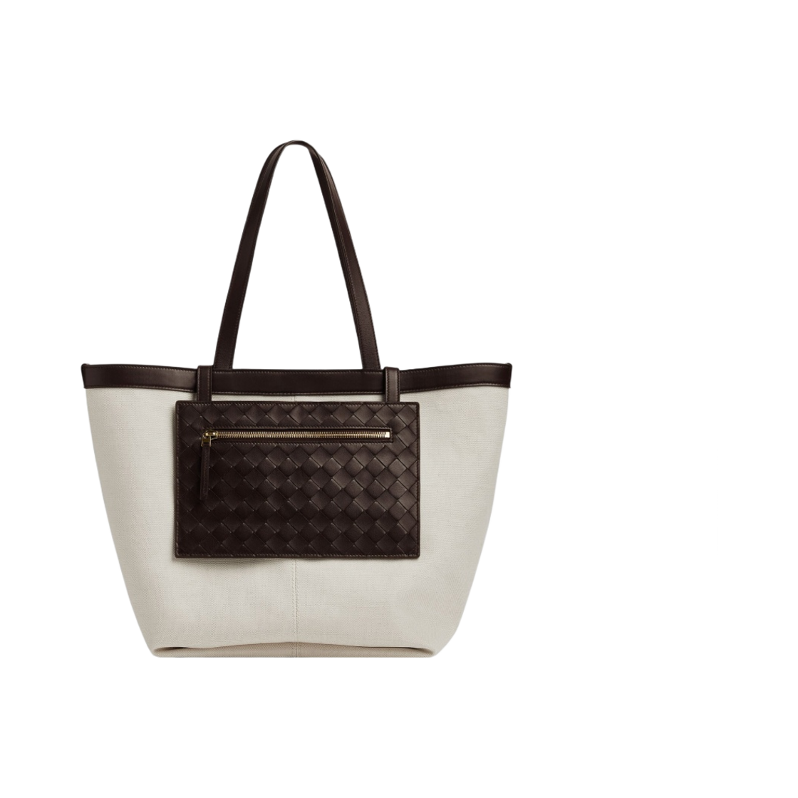 보테가 베네타 미디움 플립 플랩 내츄럴 폰덴테(Bottega Veneta Medium Flip Flap Natural Fondant) - 1