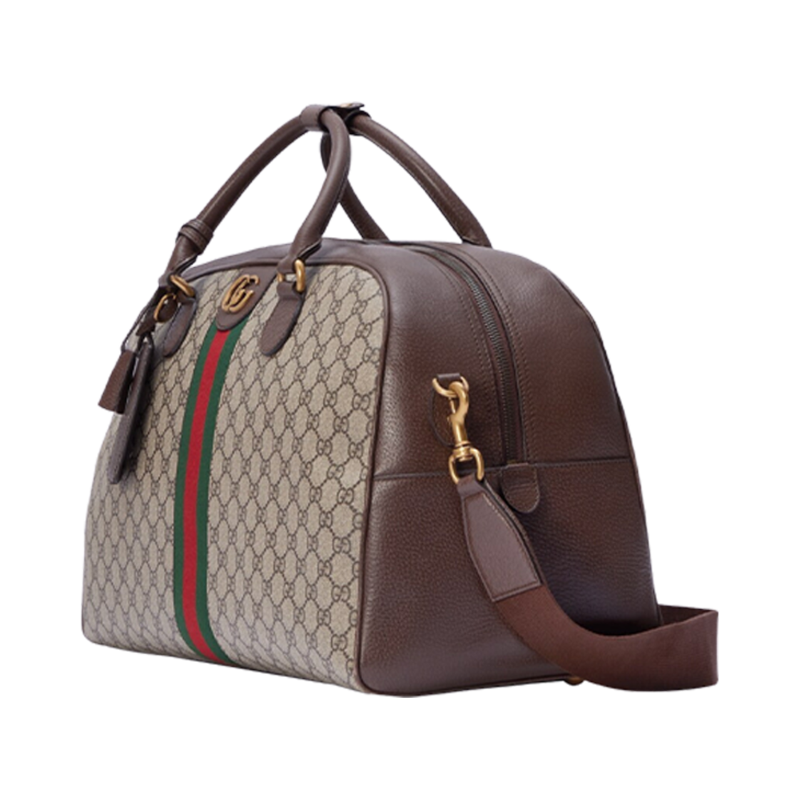 구찌 사보이 라지 볼링 백 베이지 에보니 슈프림(Gucci Savoy Large Bowling Bag Beige Ebony Supreme) - 2