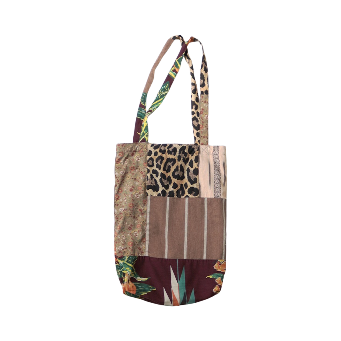 캐피탈 패치워크 노벨 토트백 브라운(Kapital Patchwork Novel Tote Bag Brown) - 1