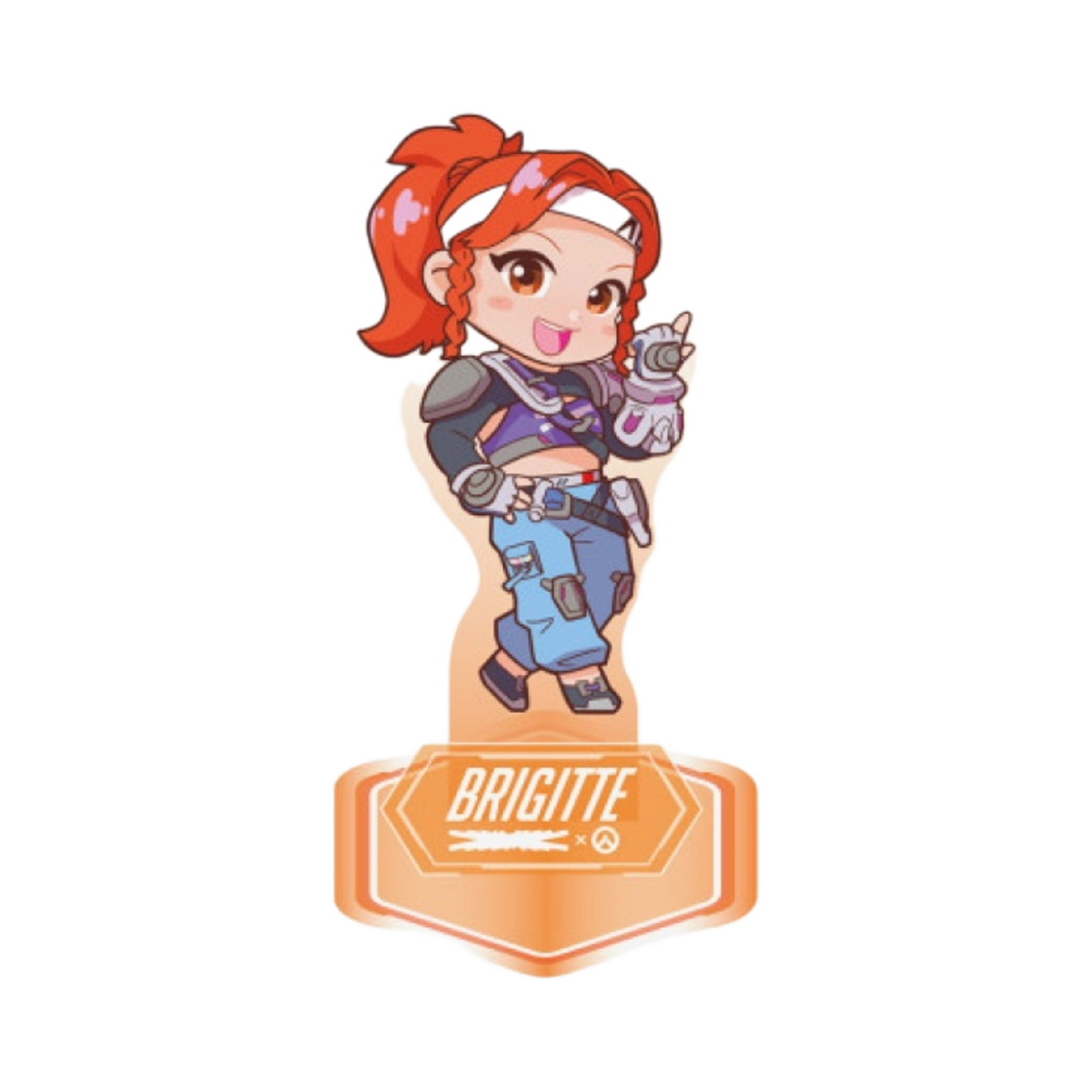 블리자드 x 르세라핌 오버워치 2 아크릴 스탠드 SD 버전 브리기테(Blizzard x LE SSERAFIM Overwatch 2 Acrylic Stand SD Ver. Brigitte)