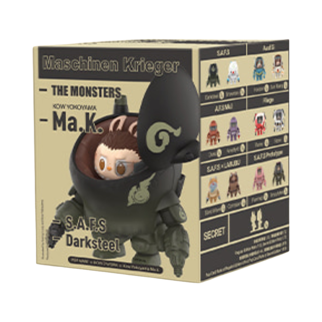 팝마트 라부부 더 몬스터즈 x 코우 요코야마 마시넨 크리거 시리즈 미개봉 랜덤박스 (1개입)(Pop Mart Labubu The Monsters x Kow Yokoyama Maschinen Krieger Series Sealed Case (1 Blind Box))