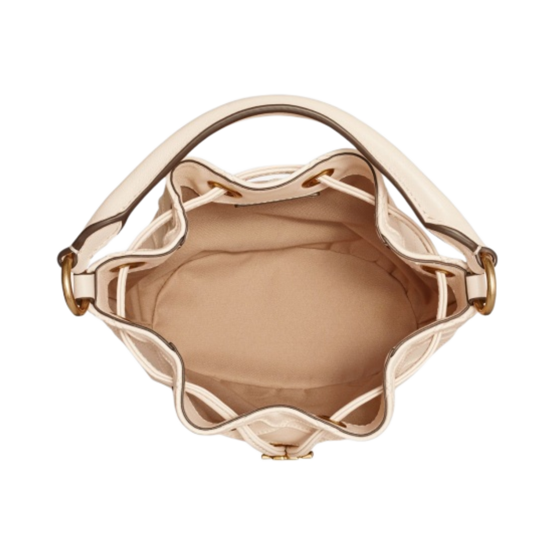 토리버치 스몰 플레밍 소프트 버킷백 뉴 크림(Tory Burch Small Fleming Soft Bucket Bag New Cream) - 3