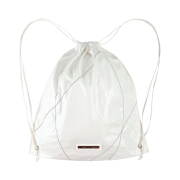 Matin Kim String Coating Backpack White