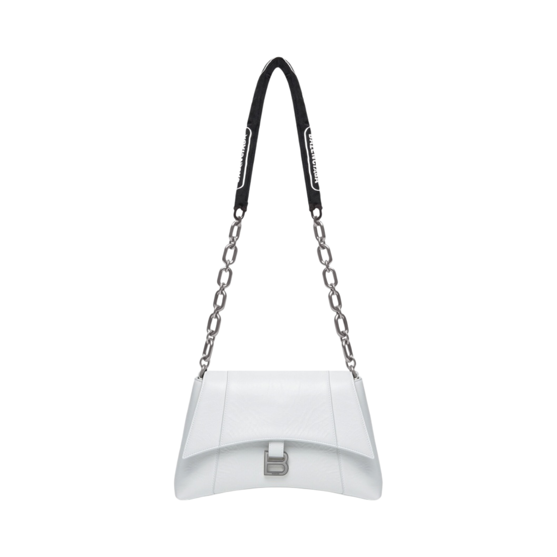 발렌시아가 다운타운 체인 스몰 숄더백 체인 화이트(Balenciaga Downtown Small Shoulder Bag with Chain White) - 1