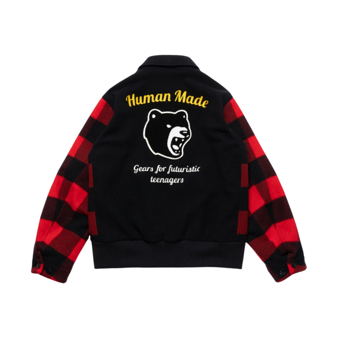 휴먼 메이드 집업 럼버 자켓 레드(Human Made Zip-Up Lumber Jacket Red) - 1
