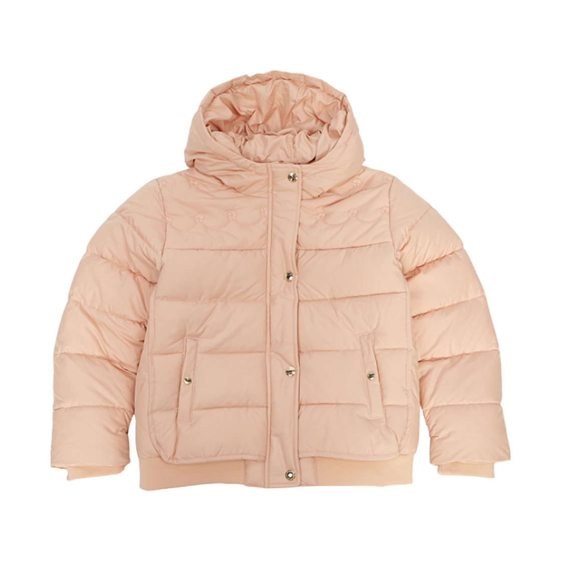 (키즈) 끌로에 패딩 점퍼 핑크((Kids) Chloe Padding Jumper Pink)