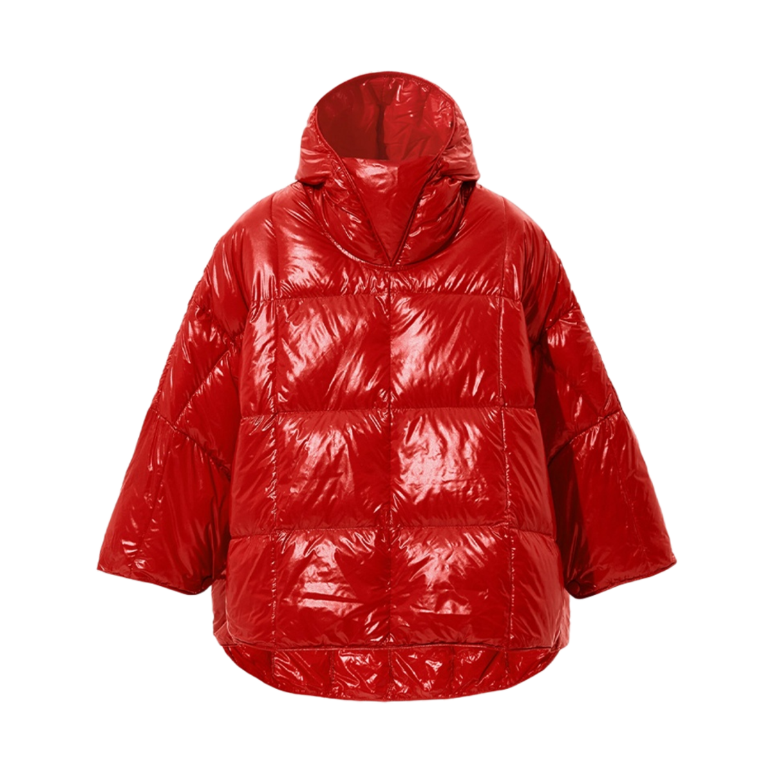 (W) 옌키 옌키 판초 실키 레드((W) Ienki Ienki Poncho Silky Red)
