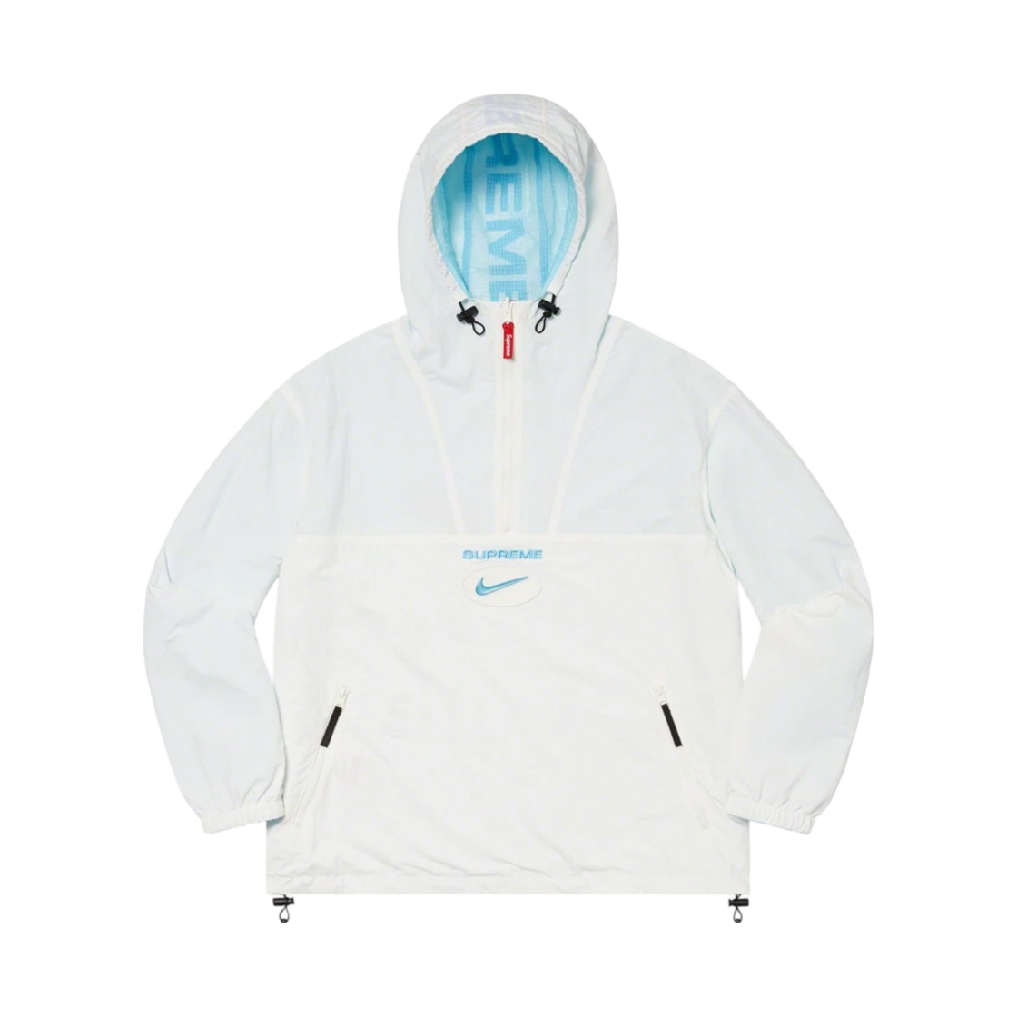 슈프림 x 나이키 쥬얼 리버시블 립스탑 아노락 화이트 - 20FW