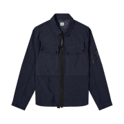 C.P. Company Taylon P Garment Dyed Utility Overshirt Navy - 21SS