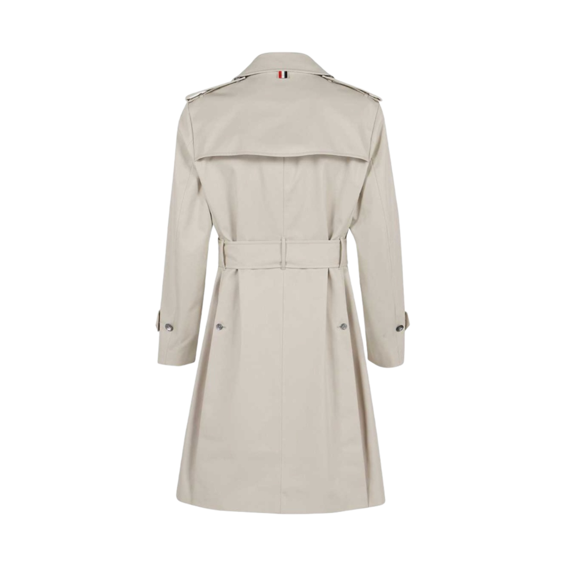 톰브라운 워터프루프 코튼 트윌 언컨스트럭티드 트렌치 코트 카키(Thom Browne Waterproof Cotton Twill Unconstructed Trench Coat Khaki) - 2