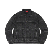 Supreme Layered Denim Trucker Jacket Black - 22FW