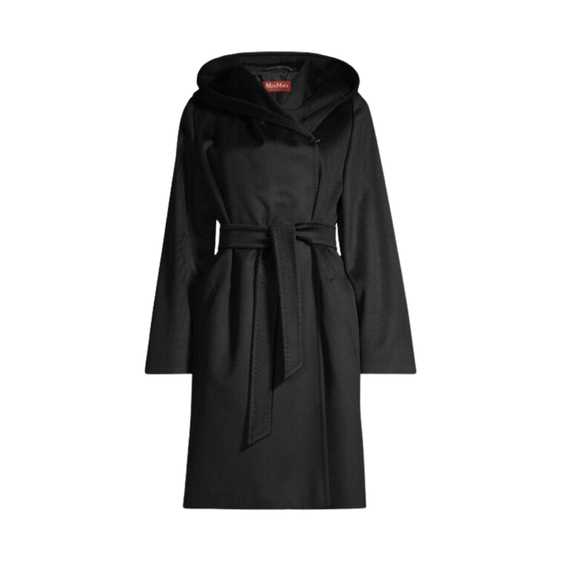 NEWMANG-013 (W) Max Mara Newmang Wool Coat Black
