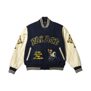 Palace Saints Varsity Jacket Navy - 24SS